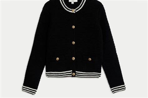 m&s chanel style cardigan|m angle symbol meaning.